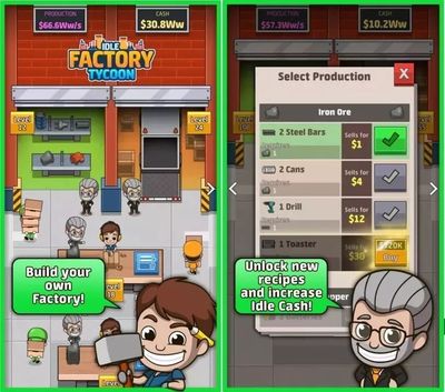 放置工廠 兩周狂攬400萬(wàn)下載的網(wǎng)頁(yè)制作放置游戲